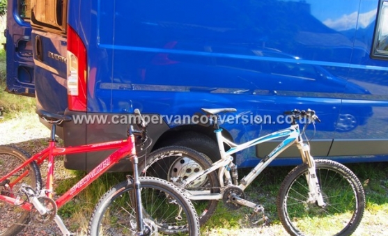 Don't forget about bikes when converting your van!